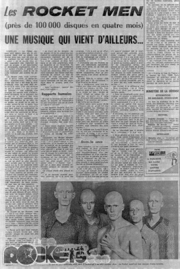 LES ROCKET MEN su L'Yonne R��publicaine, 10 ottobre 1974 - © LesROCKETS.com