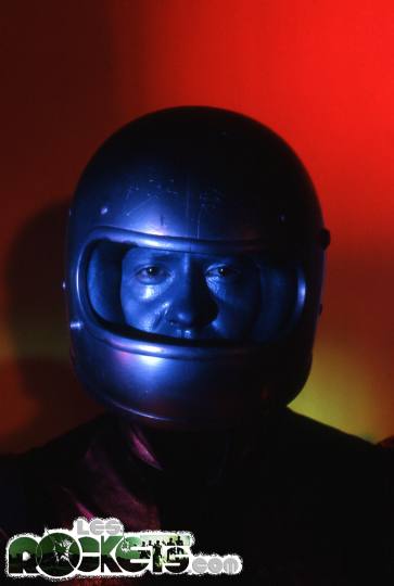 Louis-Fran��ois Bertin-Hugault nel 1977 con il tipico casco argentato - © LesROCKETS.com