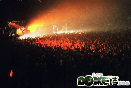 ROCKETS live nel 1979, una delle immagini del set da cui �� stata tratta la foto di copertina dell'album 'Live' - Photo by A. D'Andrea - © LesROCKETS.com