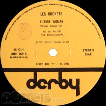 Future woman - IT (1977) - Etichetta lato A - © LesROCKETS.com