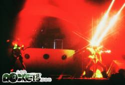Il casco laser in azione - Photo by M. Marrow - © LesROCKETS.com