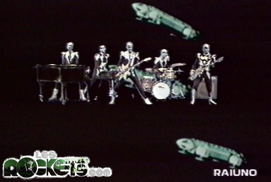 Partecipazione a Stryx, immagine tratta dal video del brano Space rock - © LesROCKETS.com