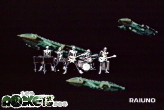 Partecipazione a Stryx, immagine tratta dal video del brano Space rock - © LesROCKETS.com