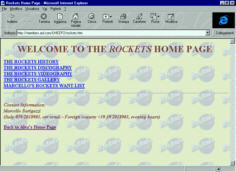 1st ROCKETS Home Page