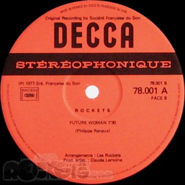 Atomic control - FR (1977) - Etichetta lato B - © LesROCKETS.com