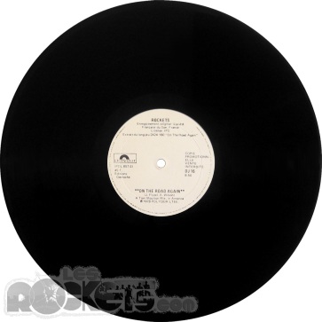 On the road again - CA (1978) - Disco lato A - © LesROCKETS.com