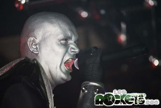 La grinta ... del front-man Christian Le Bartz - Photo by A. D'Andrea - © LesROCKETS.com